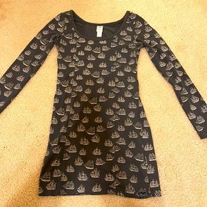 Heavy cotton casual body conscious dress